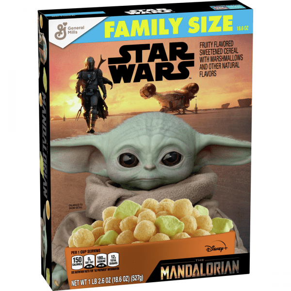 Star Wars Baby Yoda Cereal Family Size Box ONLY 25 Cents!