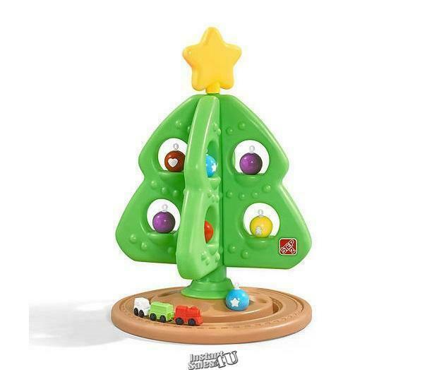 Step2 My First Christmas Tree 31" w/ 8 Ornaments Train Plastic Toddler