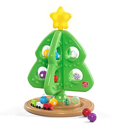 Step2 My First Christmas Tree Bonus Pack Lights & Sounds | Amazon Exclusive Christmas Tree with Lights & Music, Green