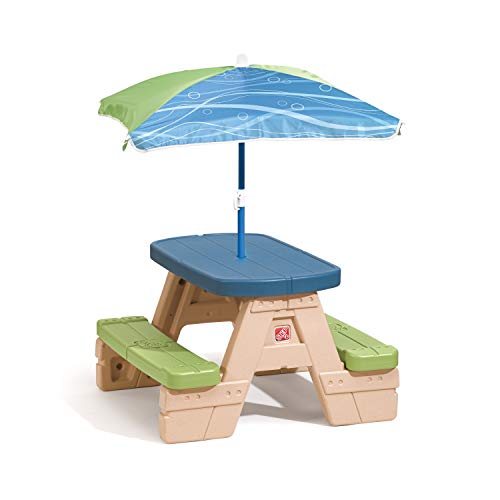 Step2 Sit and Play Kids Picnic Table With Umbrella