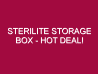 sterilite storage box hot deal 1308764