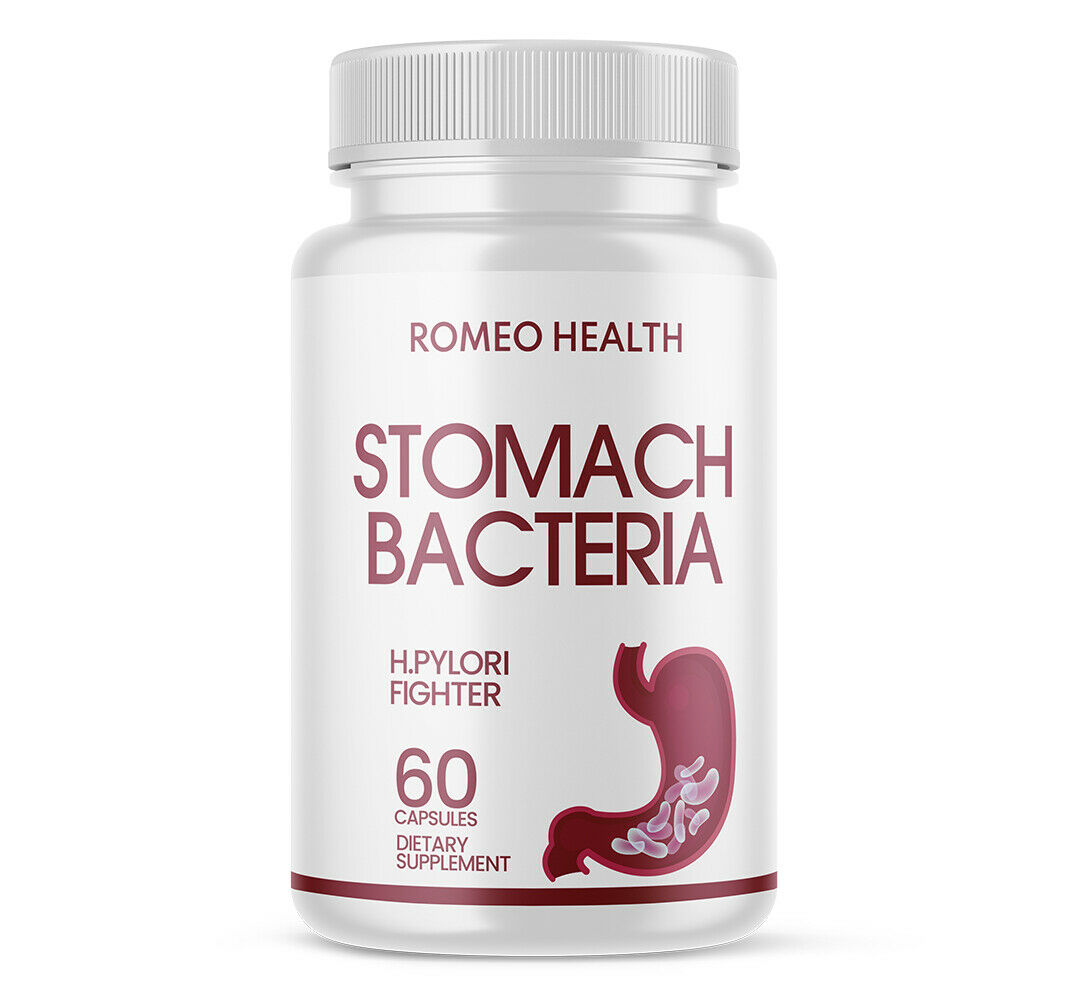 STOMACH BACTERIA - KILL THE BACTERIA H. PYLORI - One month Supply