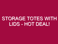 storage totes with lids hot deal 1308294
