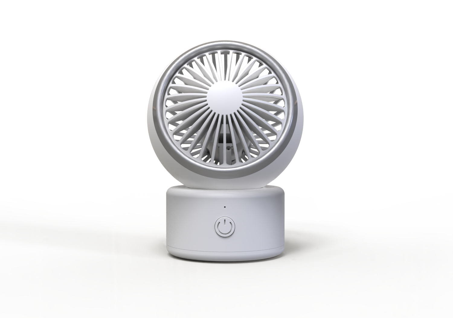 Style Selections 4-in 3-Speed Indoor White Oscillating Desk Fan on Sale At Lowe's