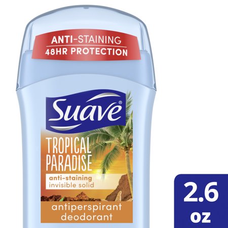 Suave Tropical Paradise Antiperspirant Deodorant, 2.6 Oz.