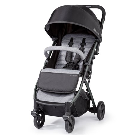 Summer Infant 3Dpac CS+ Standard Stroller, Two-Tone Black