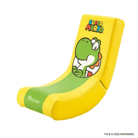 Super Mario™ Spotlight Floor Rocker Gaming Chair for Kid– Yoshi, Nintendo