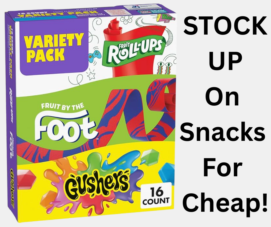 Sweet Savings on Fruit Roll Ups Variety Pack! Sweet Savings On Fruit Roll Ups Variety Pack