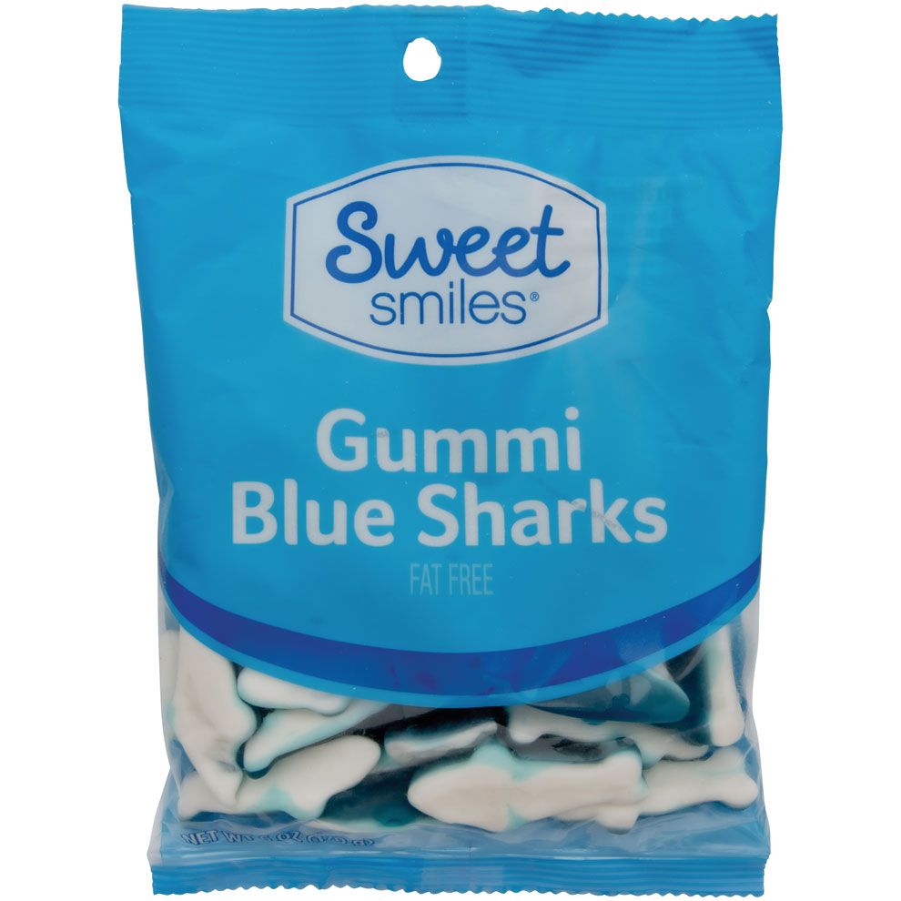 Sweet Smiles Gummi Blue Sharks, 6 Oz. on Sale At Dollar General