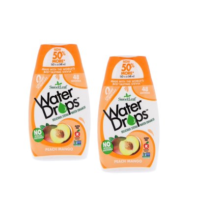 Sweetleaf Water Drops 1.62 fl.oz. Peach Mango (2 Pack)