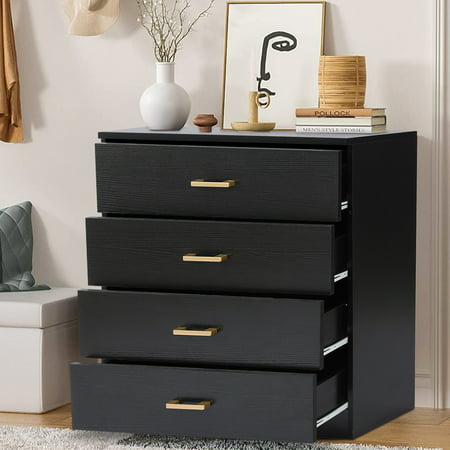 SYNGAR Black 4 Drawer Dresser Huge Price Drop