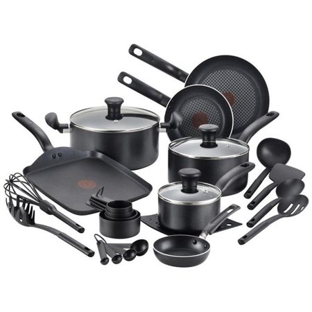 T-Fal 7863459 20 Piece Cookware Set - Black