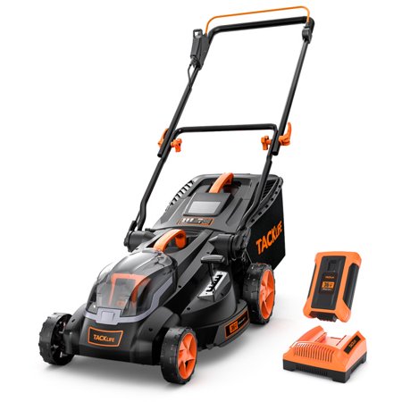 TACKLIFE 40V MAX 4.0Ah 16in Cordless Lawn Mower with Copper Brushless Motor - KDLM4040A