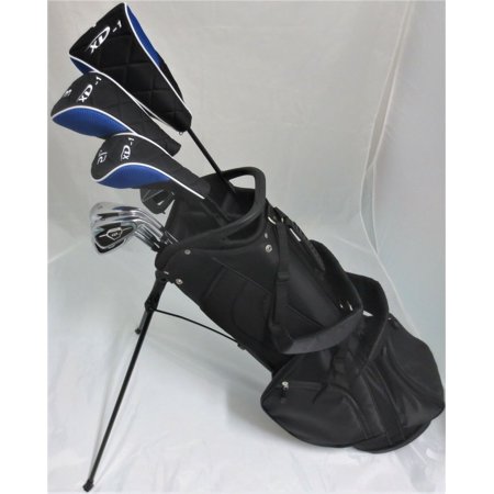 Tall Mens Golf Set Clubs Perfect Fit For Men 6'0"- 6"6 Complete Driver, Fairway Wood, Hybrid, Irons, Putter, Stand Bag