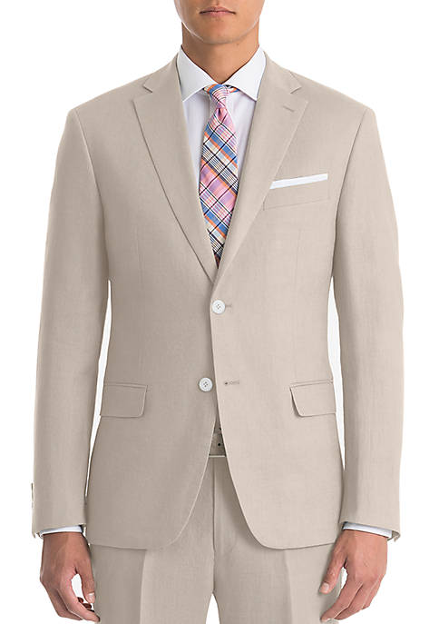Tan Linen Suit Separate Coat on Sale At Belk