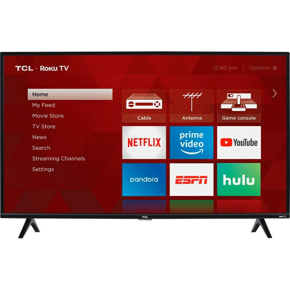 TCL - 40 inch Class LED 3-Series 1080p Smart HDTV w/ Roku TV