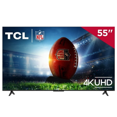 TCL 55” Class S4 (55S451) 4K UHD HDR Smart TV with Roku TV