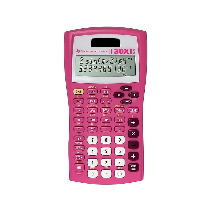 Texas Instruments TI-30XIIS 10-Digit Scientific Calculator, Pink on Sale At Staples