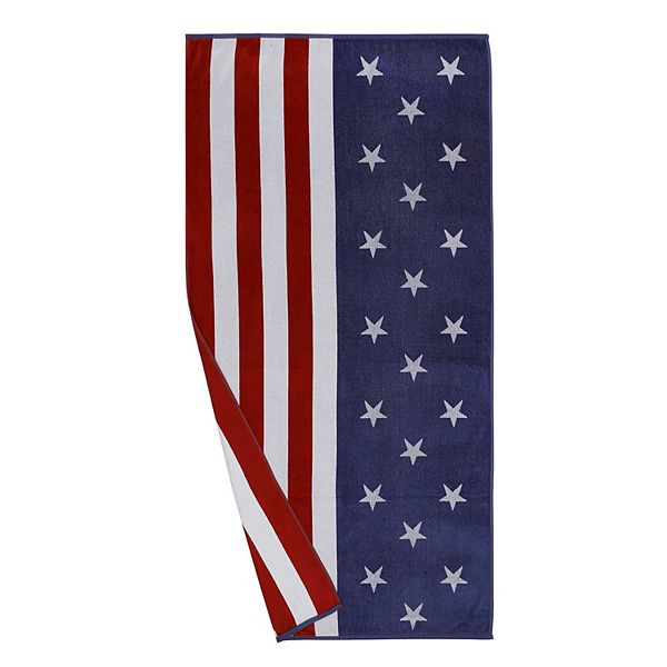 The Big One® Woven American Flag Oversized XL Beach Towel on Sale At Kohl's