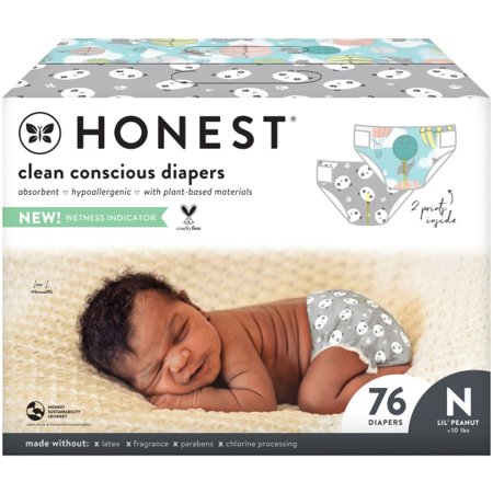 The Honest Company Overnight Diapers, Sleepy Sheep, Size 6, 42 Count Club Box HOT DEAL AT WALMART!