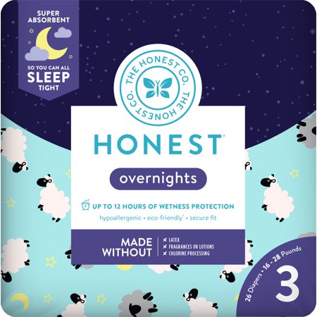 The Honest Company Overnight Dpr-Sleepy Sheep-S3