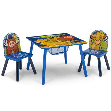 The Lion King Table and Chair Set with Storage by Delta Children