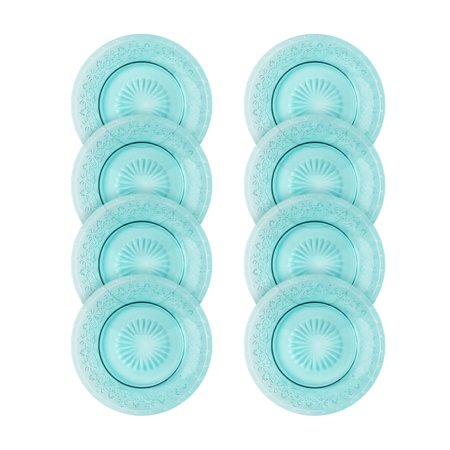 The Pioneer Woman 8pk Appetizer Plates, Teal