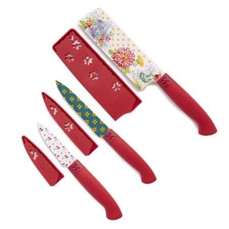 The Pioneer Woman Blooming Bouquet 3-Piece Stainless Steel Knife Set