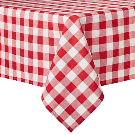 The Pioneer Woman Charming Check Tablecloth, Multicolor, 60"W x 102"L