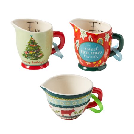 The Pioneer Woman Cups and Bowls 3-Piece Ornament Bundle