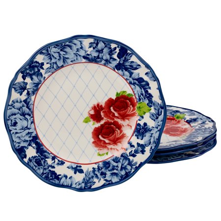 The Pioneer Woman Heritage Floral Dinner Plates, Set of 4
