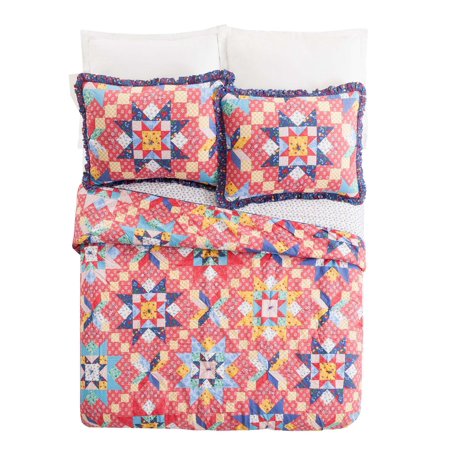 The Pioneer Woman Starlight Patchwork Quilt, Full/Queen