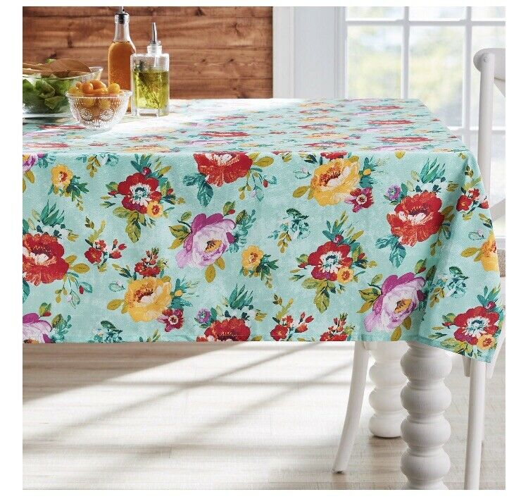 The Pioneer Woman Sweet Romance Fabric Tablecloth,52" W x 70" L