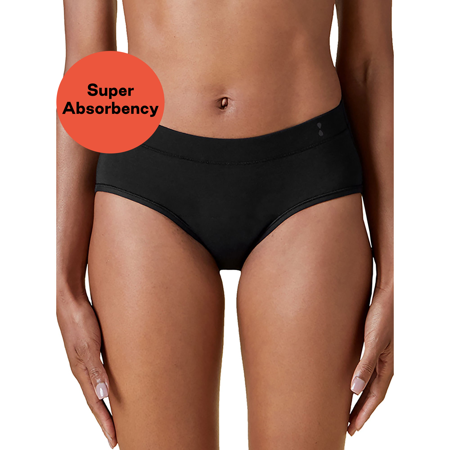 Thinx for All™ Women's Briefs Period Underwear, Super Absorbency, Black