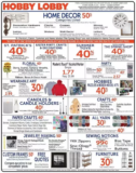 Hobby Lobby Weekly Ad Deals Starting 3/4