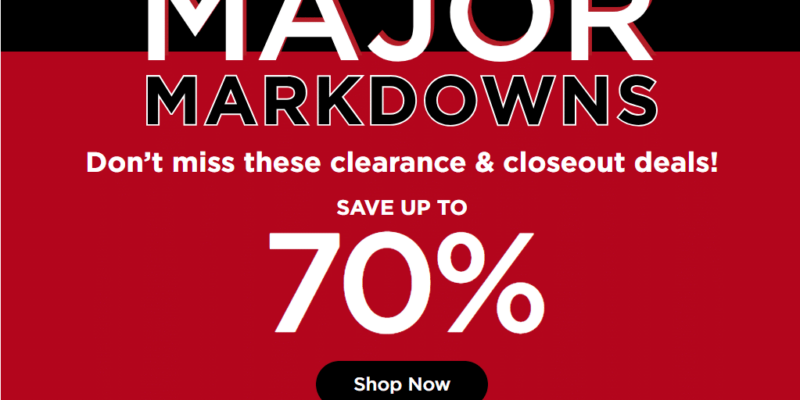 Major Markdowns At Kohl’s right now. Don’t Miss This Sale!