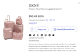 DKNY Closeout Dkny Rapture Luggage Collection Hot Closeout!