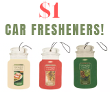 Yankee Candle Car Fresheners Just $1!