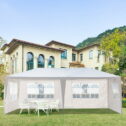 10' x 20' Canopy Tent for Outside, SEGMART Upgraded Patio Gazebos Tent, Outdoor Party Wedding Tent with 4 SideWalls, Backyard...