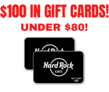 Hard Rock Cafe Gift Cards! Money Maker Find!