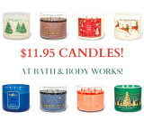 Bath And Body Works Candles $11.95!