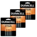 12 Batteries Duracell Coppertop AAA Alkaline Batteries (3 Packs of 4)