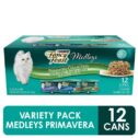 (12 Pack) Fancy Feast Gravy Wet Cat Food Variety Pack, Medleys Primavera Collection, 3 oz. Cans