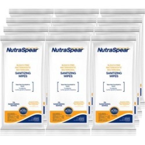 12 Pack NutraSpear Bleach Free Cleaning Wipes (900 Total Wipes with 75 Per Pack)