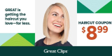 Great Clips Coupon Haircut for Only $8.99!