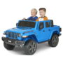 12V Jeep Gladiator Battery Powered Ride-on Vehicle for Kids, in Blue by Hyper Toys