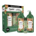 ($13 Value) Suave Almond & Shea Butter Moisturizing Holiday Gift Set (Shampoo, Conditioner with Bonus Dry Shampoo) 3 Ct