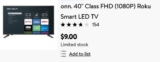 HUGE CLEARANCE! 40 inch TV ONLY $9 Walmart Clearance!