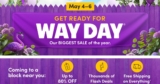 Wayfair: Way Day May 4-6, the Biggest Sale of the Year