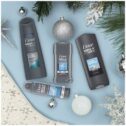 ($19 Value) Dove Men+Care Clean Comfort Holiday Gift Set (Dry Spray Antiperspirant, Shampoo + Conditioner, Body Wash, Deo) 4 Ct